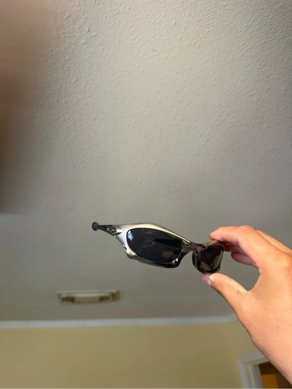 Oakley-Style Men’s Black/Gray Sport Sunglasses Oakleys